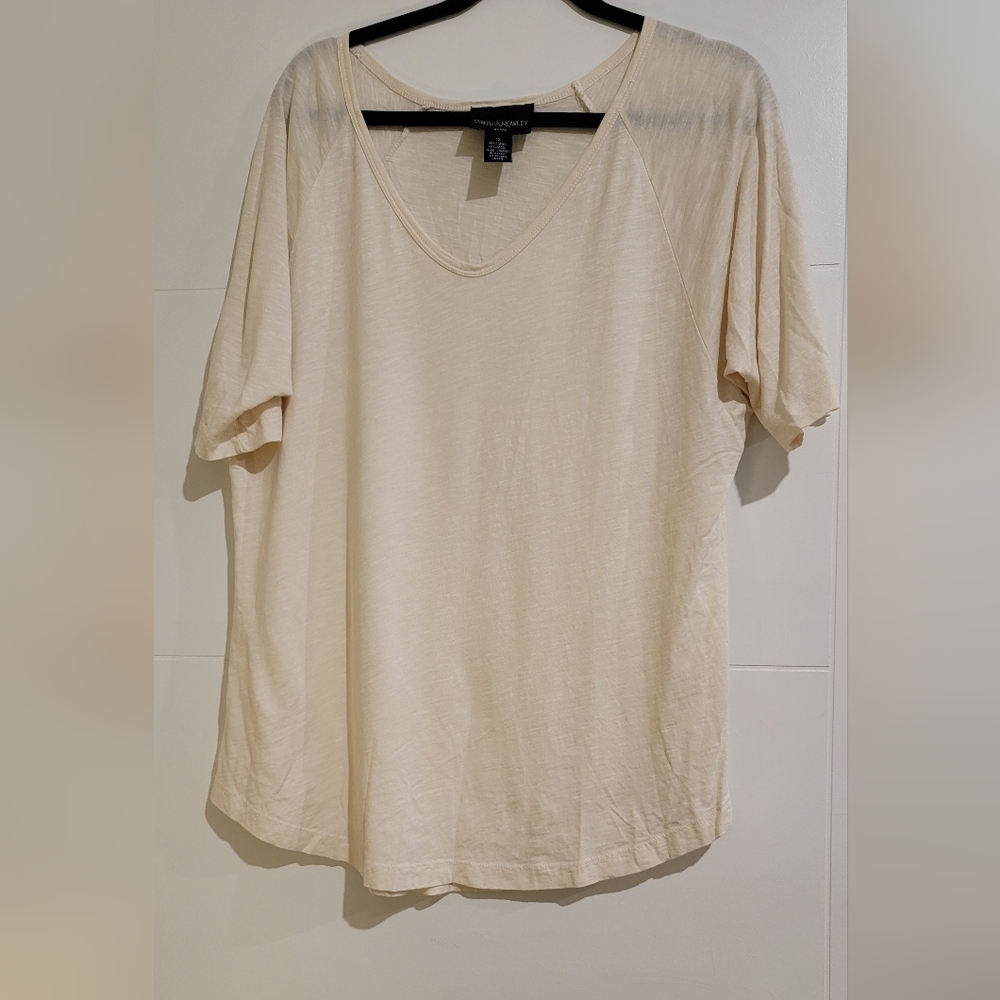 Cynthia Rowley Cream Top